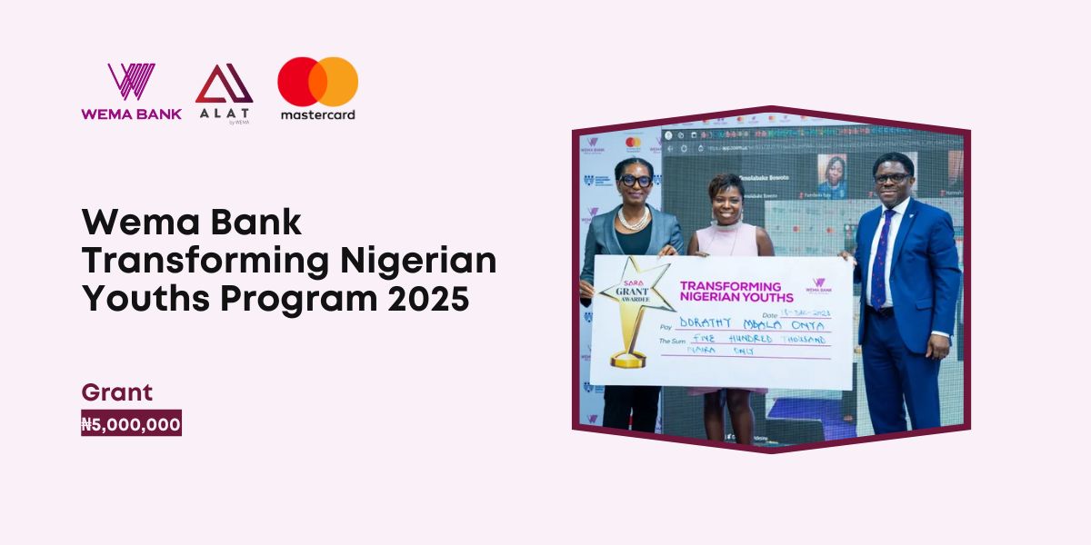 Wema Bank Transforming Nigerian Youths Program