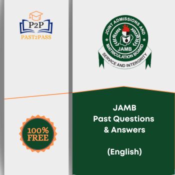 English Jamb Question and Answer