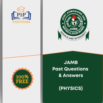 Physics Jamb Question and Answer