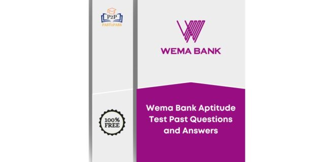 Wema Bank Aptitude Test Past Questions
