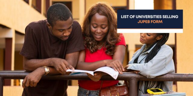 Universities Selling JUPEB Form