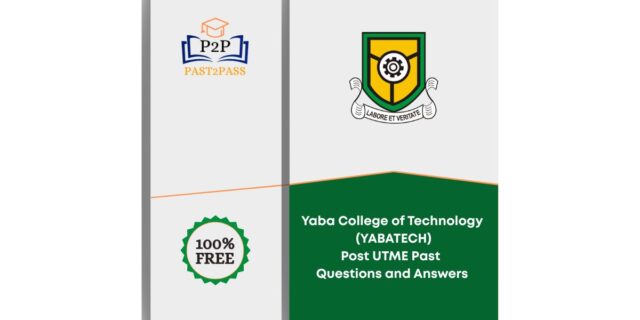 YABATECH Post UTME Past Questions