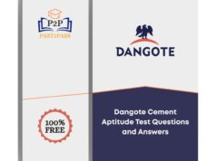 Dangote Cement Aptitude Test Past Questions and Answers Dangote Cement Aptitude Test Questions