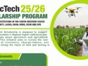 AgriTech Scholarship Programme 2025 for Undergraduate Students AgriTech Scholarship Programme
