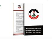 NSCDC Past Questions And Answers – Free Download NSCDC Past Questions and Answers