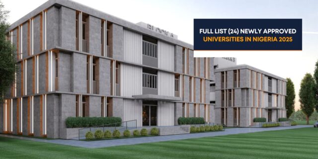 Newly Approved Universities in Nigeria