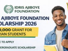 Idris Ajiboye Foundation Scholarship 2026 for Undergraduate Students Idris Ajiboye Foundation