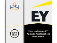 EY Aptitude Test Questions and Answers PDF – Free Download EY Aptitude Test Questions and Answers